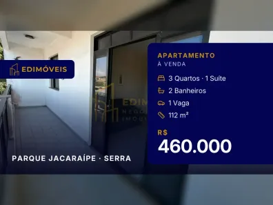 Apartamento com 3 Quartos à venda, 112m² no Parque Jacaraípe, Serra
