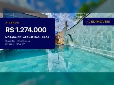 Casa com 3 Quartos à venda, 124m² no Morada de Laranjeiras, Serra