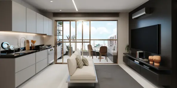 Apartamento com 2 Quartos à venda, 56m² no Rosarinho, Recife