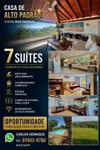 Casa com 7 Quartos à venda, 1800m² no Alto de Búzios, Armação dos Búzios