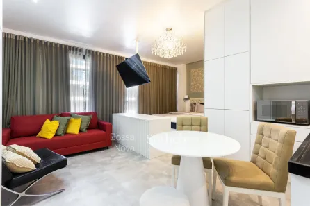 Apartamento com 1 Quarto para venda ou aluguel, 46m² no Vila Olímpia, São Paulo