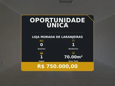 Ponto Comercial à venda, 70m² no Morada de Laranjeiras, Serra