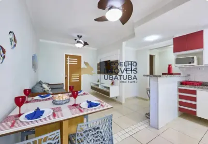 Apartamento com 2 Quartos à venda, 63m² no Itaguá, Ubatuba