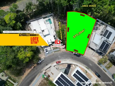 Lote/Terreno com 1 Quarto à venda, 577m² no Ponta Negra, Manaus
