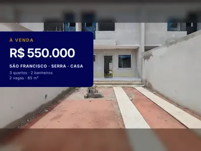 Casa com 3 Quartos à venda, 85m² no São Francisco, Serra