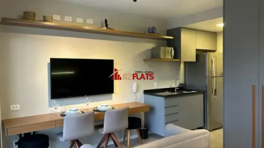 Flat com 1 Quarto para alugar, 26m² no Indianópolis, São Paulo