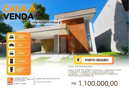 Casa com 3 Quartos à venda, 150m² no Village II, Porto Seguro