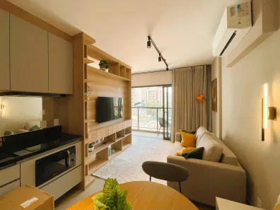 Apartamento com 1 Quarto para venda ou aluguel, 42m² no Cambuí, Campinas
