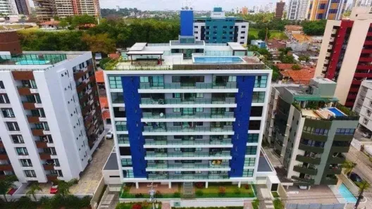 Apartamento com 2 Quartos para alugar, 66m² no Cabo Branco, João Pessoa