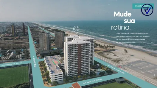 Apartamento com 2 Quartos à venda, 53m² no Praia do Futuro II, Fortaleza