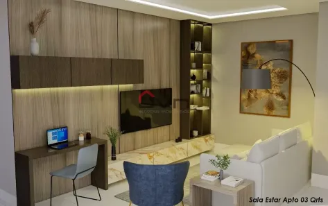 Apartamento com 2 Quartos à venda, 79m² no Laranjeiras, Uberlândia