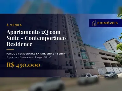 Apartamento com 2 Quartos à venda, 54m² no Parque Residencial Laranjeiras, Serra
