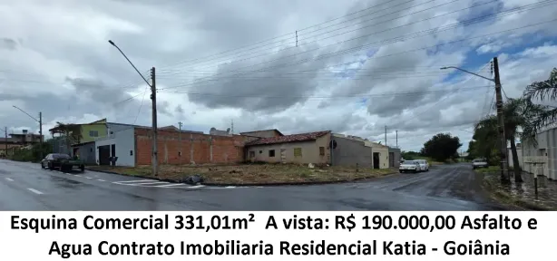 Lote/Terreno à venda, 331m² no Residencial Kátia, Goiânia