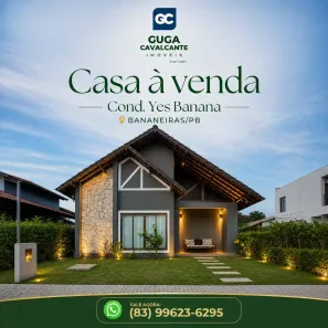 Casa de Condomínio com 3 Quartos à venda, 170m² no , Bananeiras