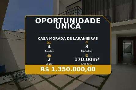 Casa com 4 Quartos à venda, 170m² no Morada de Laranjeiras, Serra
