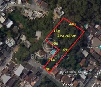 Lote/Terreno à venda, 2478m² no Praça Seca, Rio de Janeiro