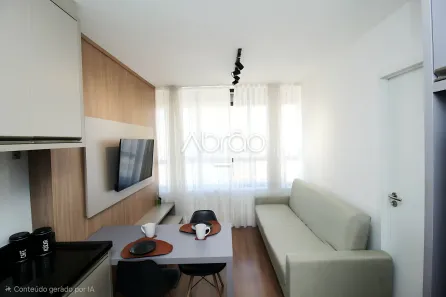 Apartamento com 1 Quarto para alugar, 33m² no Centro, Curitiba