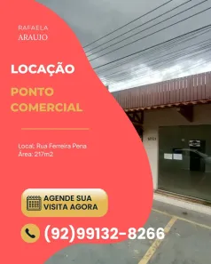Ponto Comercial para alugar, 217m² no Centro, Manaus
