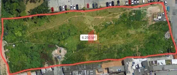 Lote/Terreno à venda, 6250m² no Jardim Estrela, Mauá