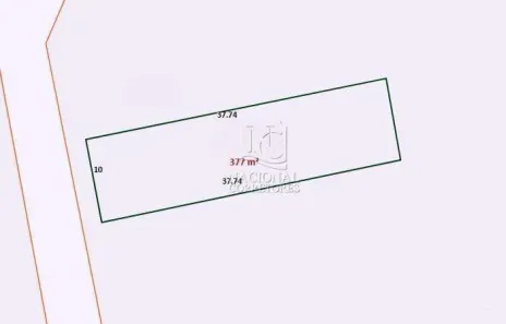 Lote/Terreno à venda, 377m² no Santa Terezinha, Santo André