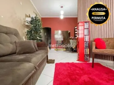 Sobrado com 4 Quartos à venda, 208m² no Parque das Nações, Santo André