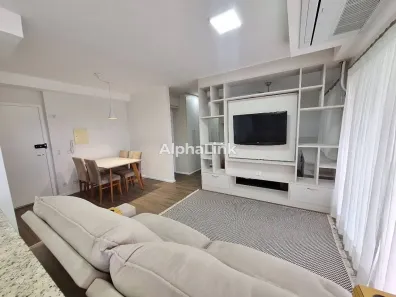 Apartamento com 1 Quarto para alugar, 50m² no Sítio Tamboré Alphaville, Barueri