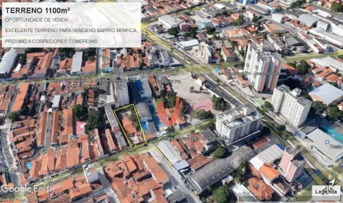 Lote/Terreno à venda, 1100m² no Benfica, Fortaleza