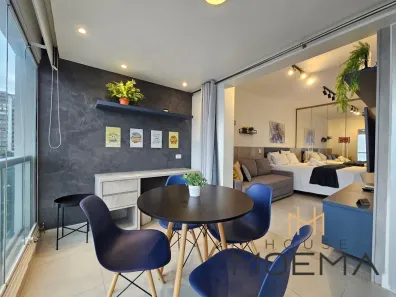 Apartamento com 1 Quarto para alugar, 37m² no Indianópolis, São Paulo