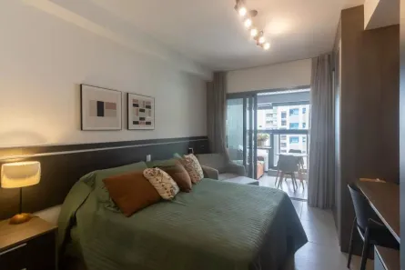 Kitnet com 1 Quarto à venda, 31m² no Indianópolis, São Paulo