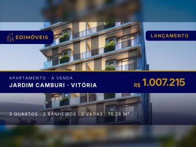 Apartamento com 3 Quartos à venda, 75m² no Jardim Camburi, Vitória