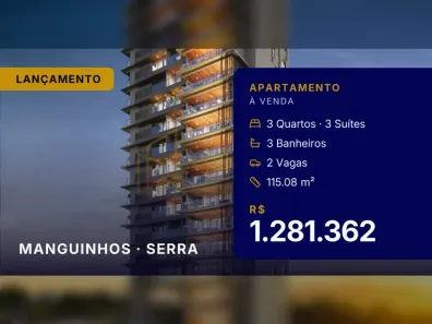 Apartamento com 3 Quartos à venda, 115m² no Manguinhos, Serra