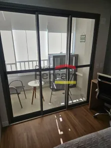 Apartamento com 1 Quarto para alugar, 24m² no Santo Amaro, São Paulo