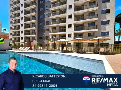 Apartamento com 2 Quartos para alugar, 59m² no Capim Macio, Natal