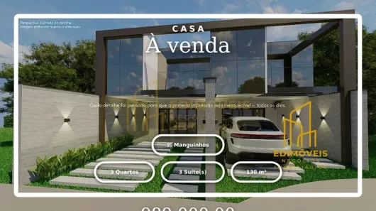 Casa com 3 Quartos à venda, 130m² no Manguinhos, Serra