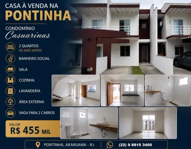 Casa com 2 Quartos à venda, 94m² no Pontinha, Araruama