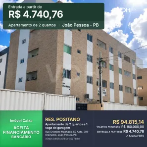 Apartamento com 2 Quartos à venda, 49m² no Gramame, João Pessoa