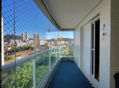 Apartamento com 3 Quartos à venda, 105m² no Gonzaga, Santos