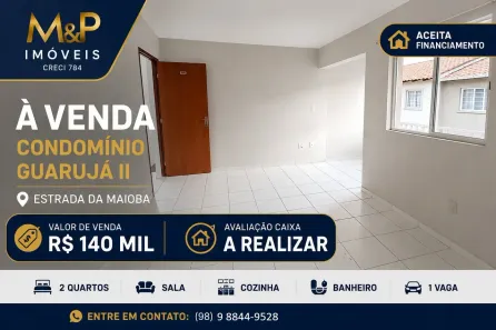 Apartamento com 2 Quartos à venda, 50m² no Vila Maioba do Janipapeiro, Paço do Lumiar