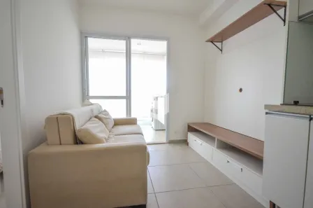 Apartamento com 1 Quarto para alugar, 34m² no Santo Amaro, São Paulo