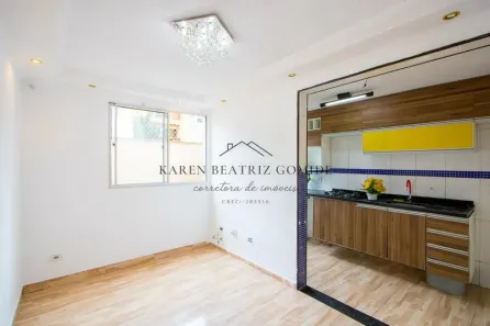 Apartamento com 2 Quartos para alugar, 53m² no Parque São Vicente, Mauá