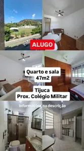 Apartamento com 1 Quarto para alugar, 47m² no Tijuca, Rio de Janeiro