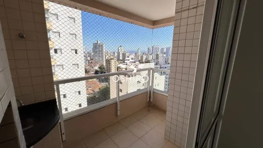 Apartamento com 3 Quartos para alugar, 77m² no Ponta da Praia, Santos