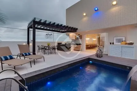 Cobertura com 4 Quartos para alugar, 350m² no Gonzaga, Santos