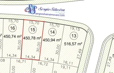 Lote/Terreno à venda, 450m² no Alphaville Ceara, Eusébio