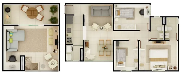 Cobertura com 3 Quartos à venda, 89m² no Bela Vista, Salto