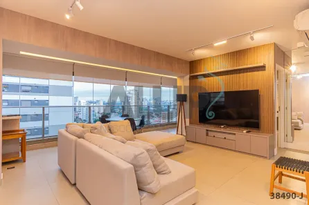 Apartamento com 1 Quarto para alugar, 85m² no Brooklin Paulista, São Paulo