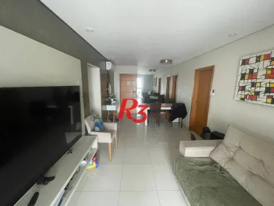 Apartamento com 3 Quartos para alugar, 129m² no Ponta da Praia, Santos