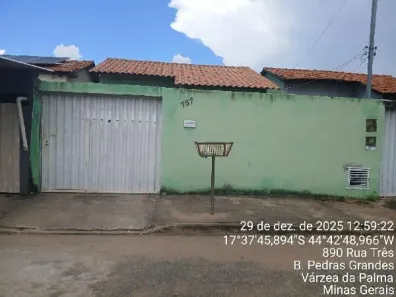 Casa com 2 Quartos à venda, 180m² no B. Pedras Grandes, Várzea da Palma