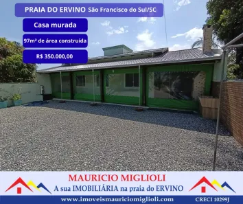 Casa com 2 Quartos à venda, 97m² no Praia do Ervino, São Francisco do Sul