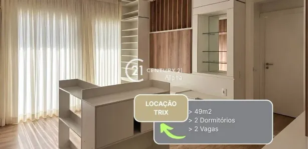 Apartamento com 2 Quartos para alugar, 49m² no Tamboré, Santana de Parnaíba